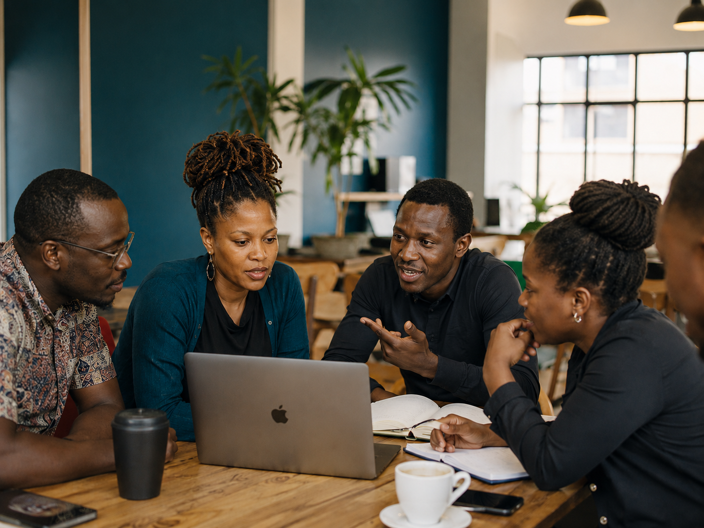 Founders collaborating during a Romel Ventures workshop session